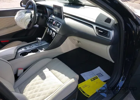 2021 Genesis G70 2.0T Rwd из США, поврежденный, VIN KMTG44LA2MU067052